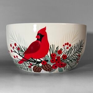 Stylized Cardinal Serving Bowl